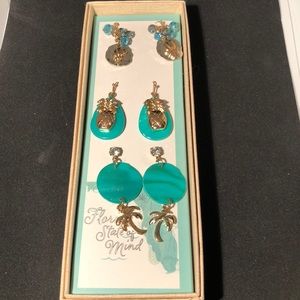 Florida State of Mind NOS Souvenir Earrings Boxed Set